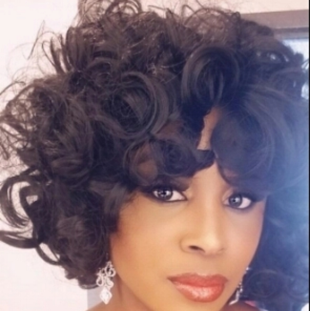14" Short Afro Kinky Curly Wig - Picture 3 of 3